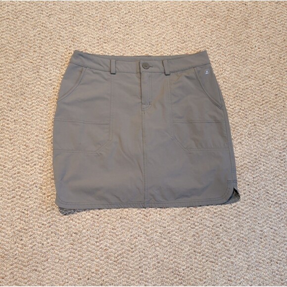 Eastern Mountain Sports Pants - Eastern Mountain Sports Compass Skort Womens 6 Green Outdoor Hiking Pockets